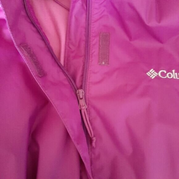 COLUMBIA | Omni-Tech Waterproof Breathable Long Jacket w/ Hood Windbreaker Sz S - Picture 13 of 14